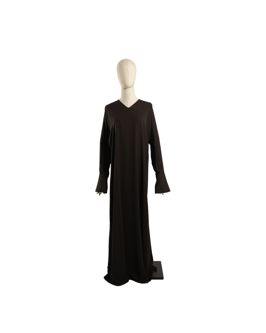 Premium brown abaya hijab for Muslim women