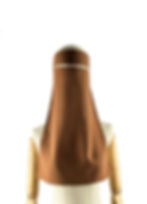 Terracotta brown Niqab hijab for Muslim women