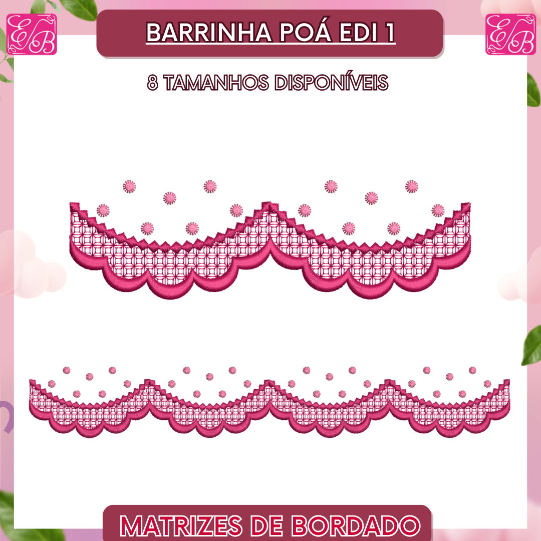 Barrinha Poá Edi - Matriz de Bordado