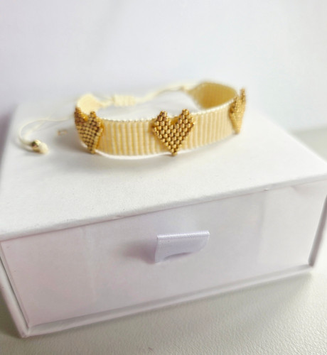 Top Heart miyuki bracelet | donatellajewelry.com