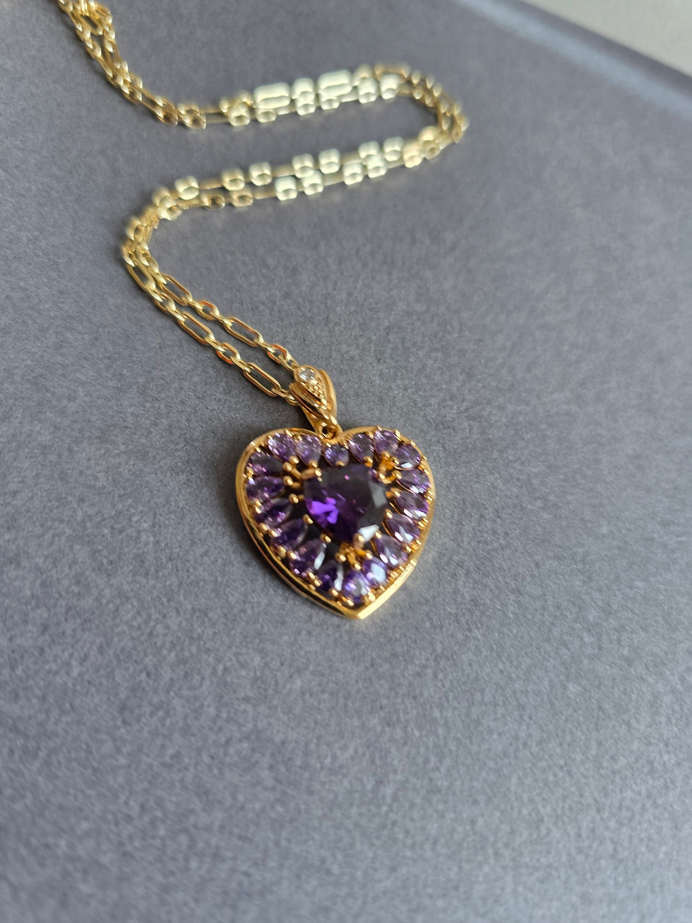 Thumbnail: Personalizable chain with CZ pendant 