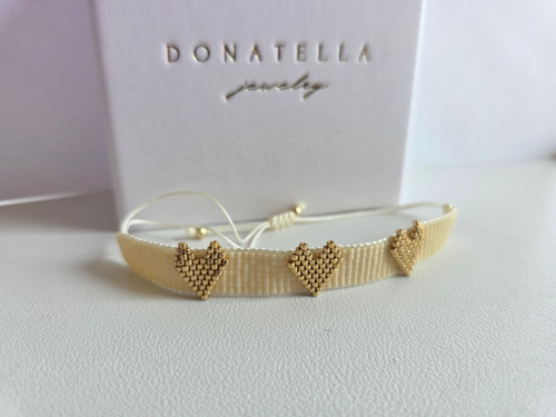 Top Heart miyuki bracelet | donatellajewelry.com
