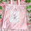 Miniatura: Pink bunny totebag