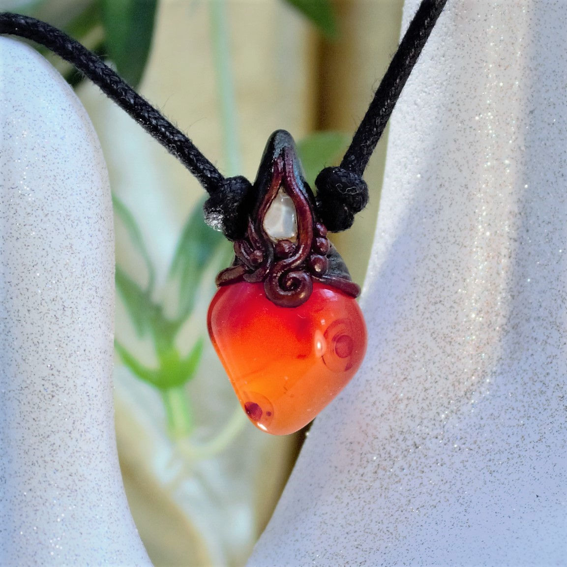 Karneol / Bergkristall