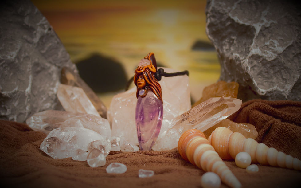 Miniaturbild: Wächter Amethyst/ Bergkristall(Quarz)/Opalith