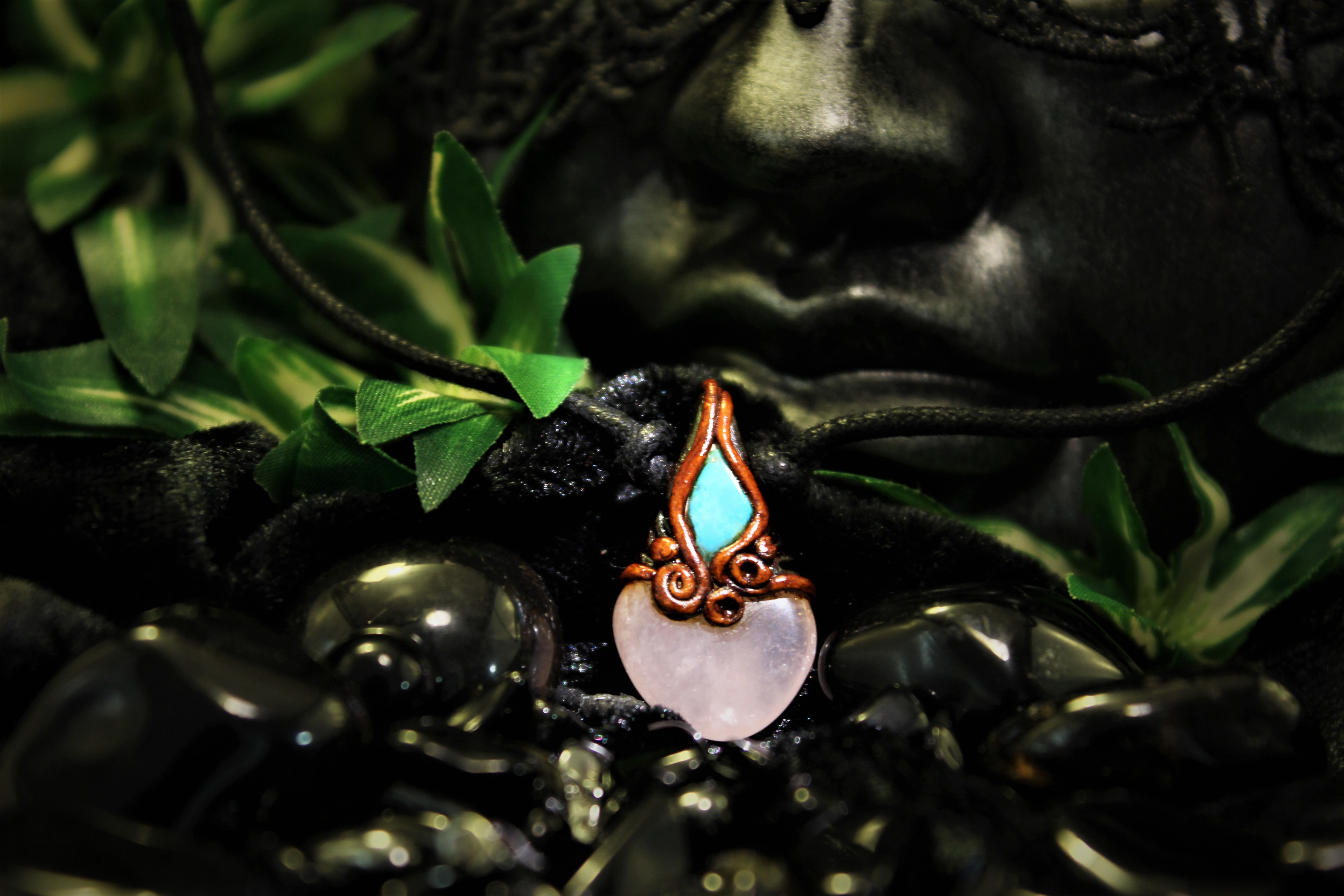 Rosenquarz / Türkis