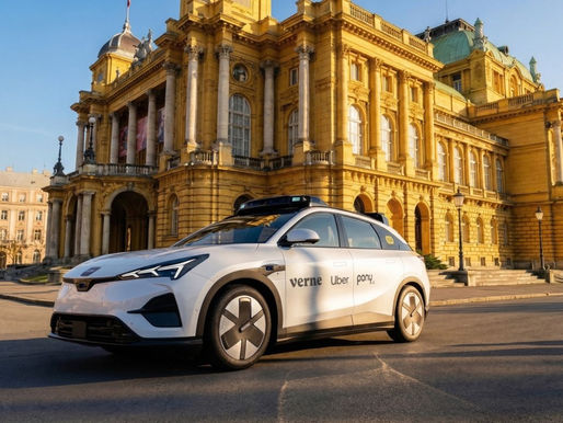 Croatian Startup Verne Partners with Uber and Pony.ai to Pioneer Robotaxi Services in Europe