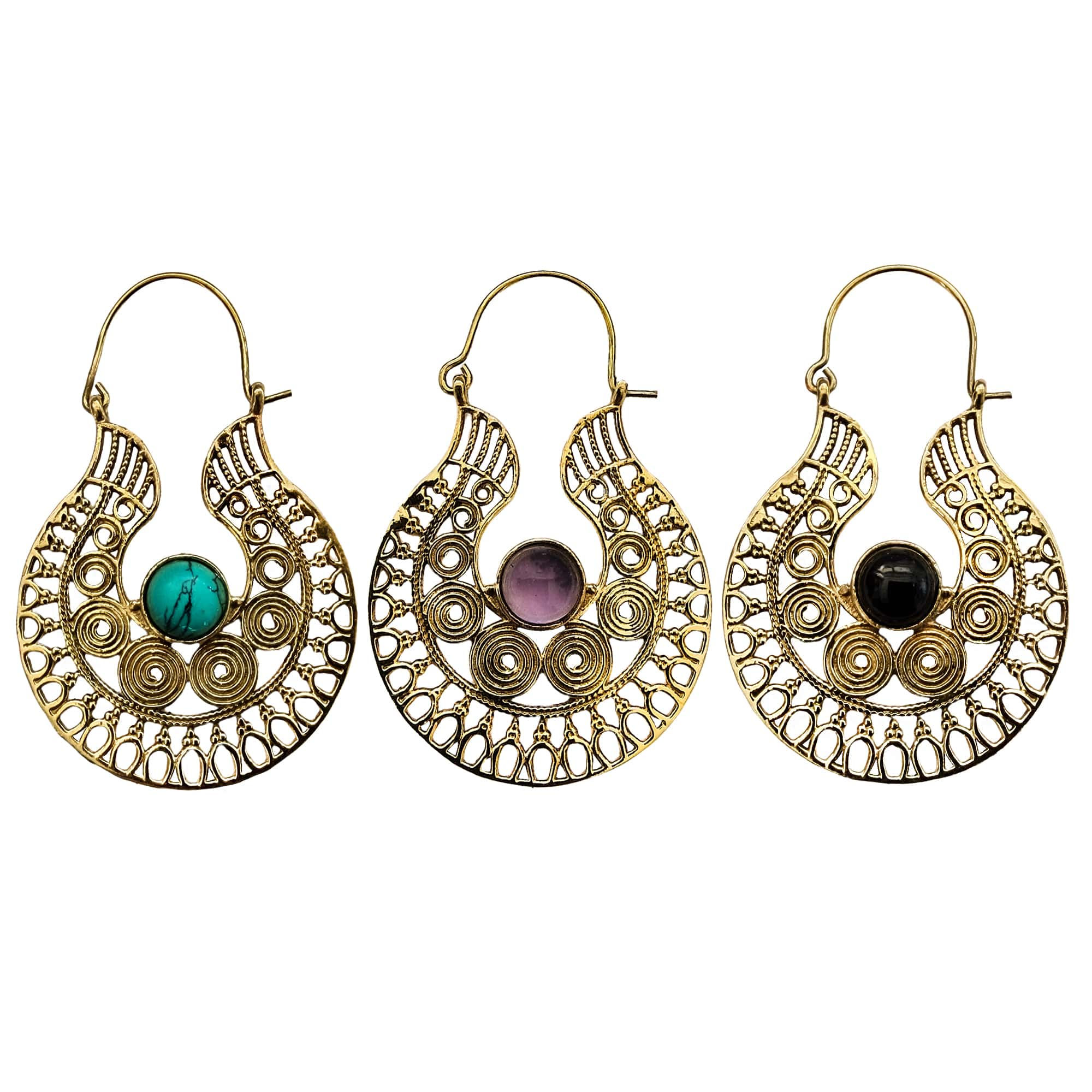 Golden Indian Ethnic Earring