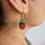 Thumbnail: Boucles d'oreilles Ethniques Tibétaines