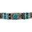 Thumbnail: Bracelet Ethnique Tibétain Turquoise Corail Lapis-lazuli