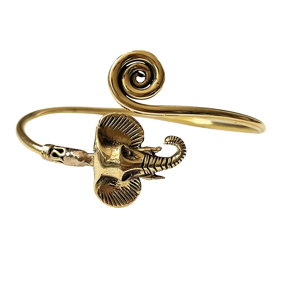 Bracelet Eléphant Doré