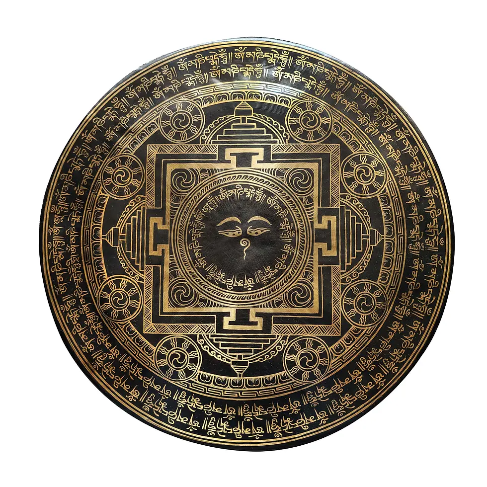 Authentique Gong Tibétain 50 cm du Népal