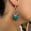 Thumbnail: Boucles d'oreilles Ethniques Tibétaines