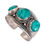 Thumbnail: Bracelet  Manchette Tibétain Turquoise