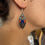 Thumbnail: Boucles d'oreilles Ethniques Tibétaines