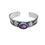 Thumbnail: Bracelet  Manchette Tibétain améthyste