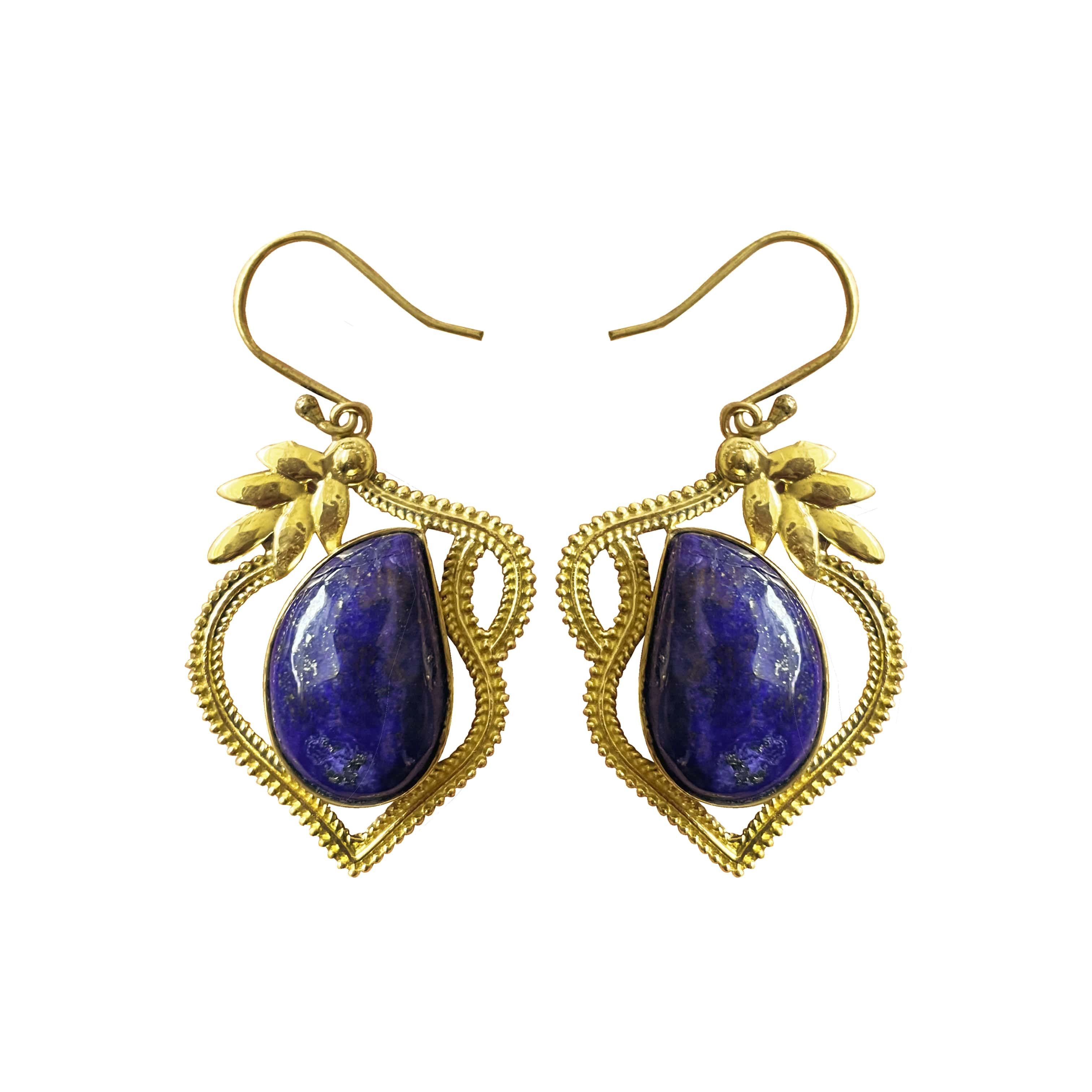 Boucles d'oreilles Rowan Lapis Lazuli