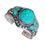 Thumbnail: Turquoise Tibetan Cuff Bracelet