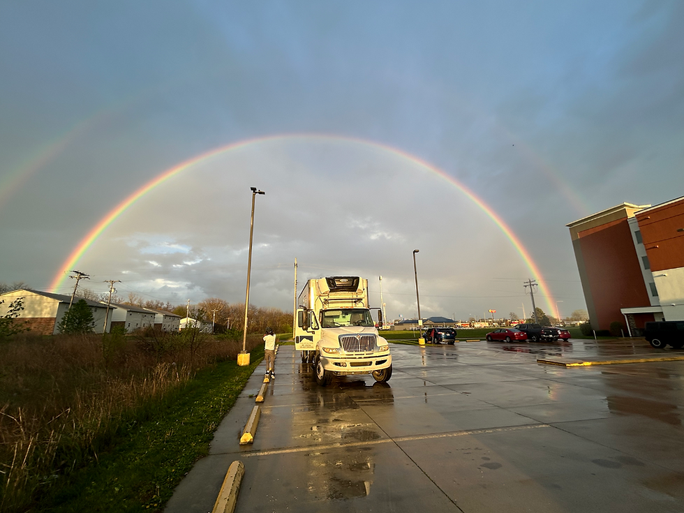 Double Denali rainbow