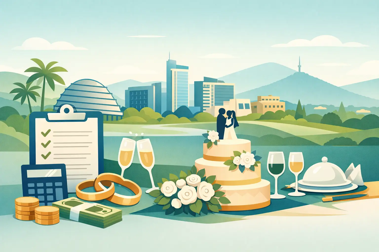 Wedding Budget Example for an Elegant Kigali Day