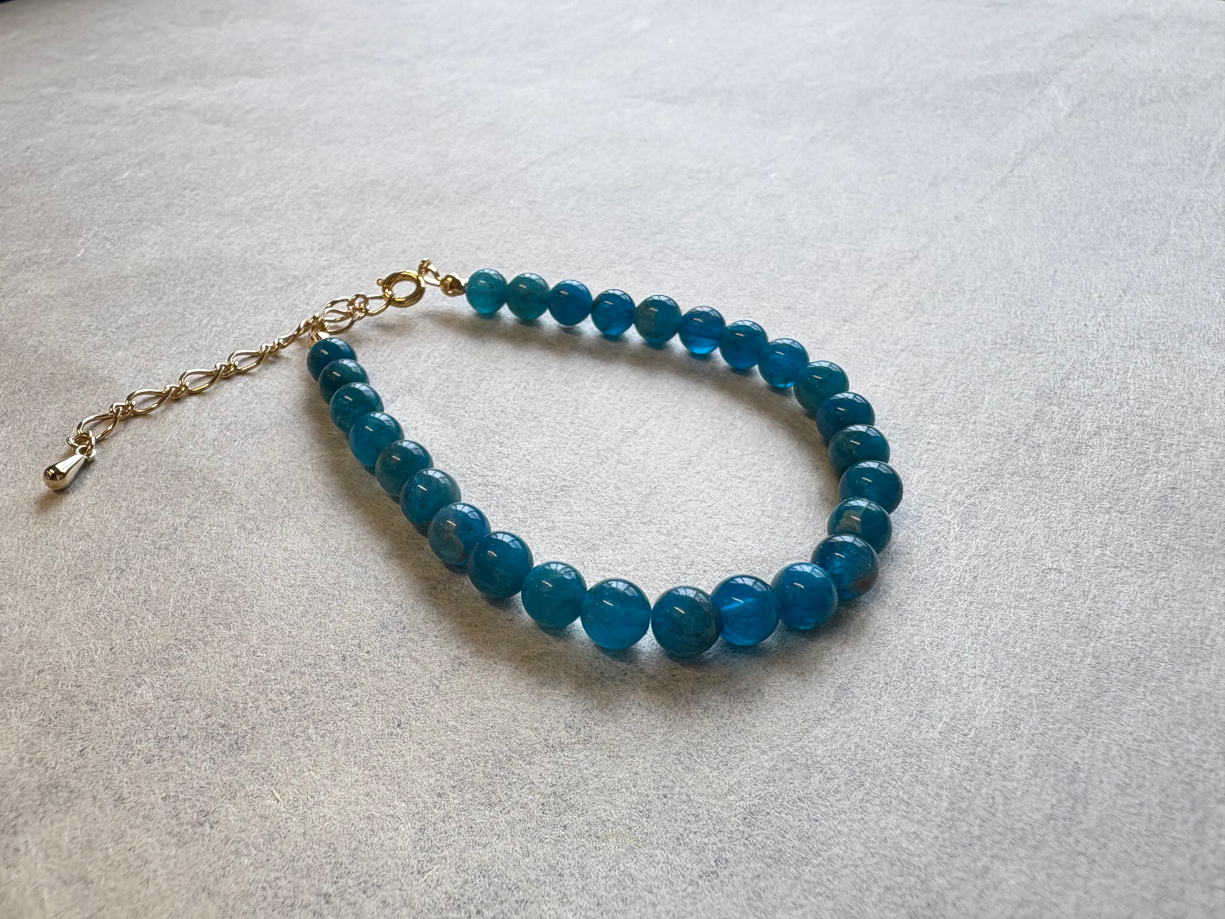 ブルーアパタイトブレスレット／アンクレット