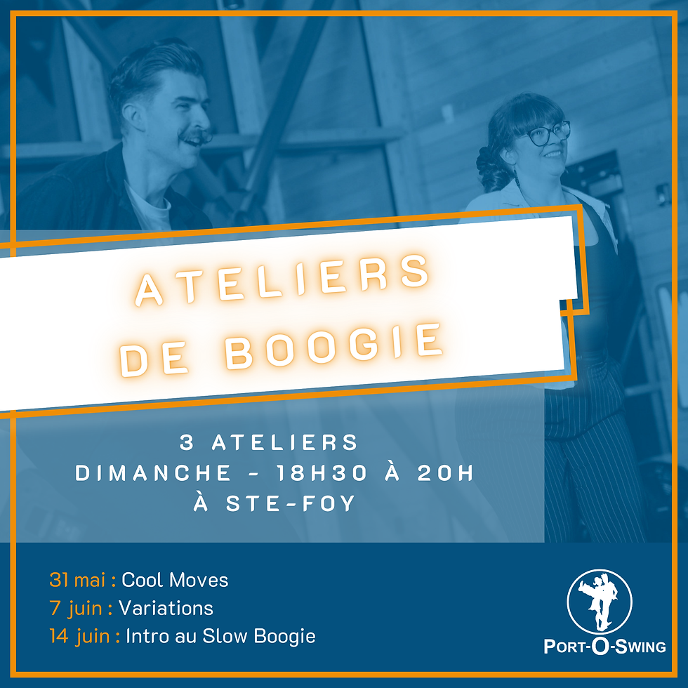 Atelier Boogie Woogie - Variations dans les mouvements de base