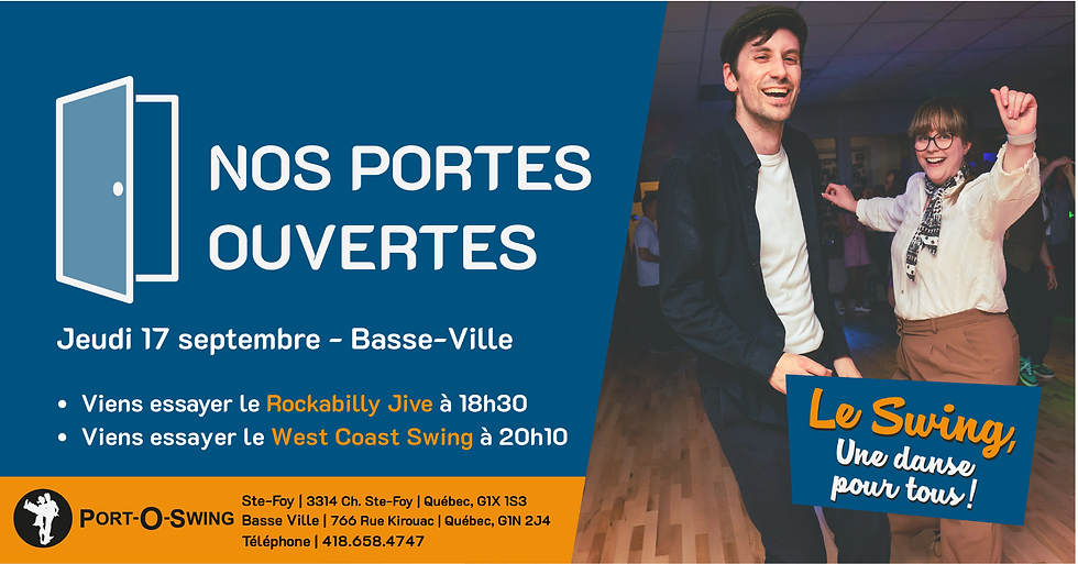 Cours d'essai - Portes ouvertes - Jeudi - Basse-Ville