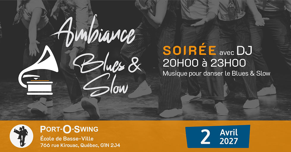 Soirée dansante “Ambiance” - Blues & Slow
