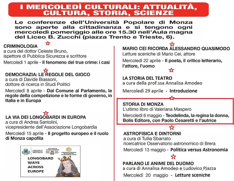 Presentazione - 6 maggio - Teodolinda