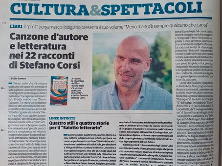 Articolo - Meno male c'è sempre qualcuno che canta