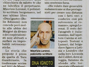 Articolo - DNA Ignoto di Maurizio Lorenzi