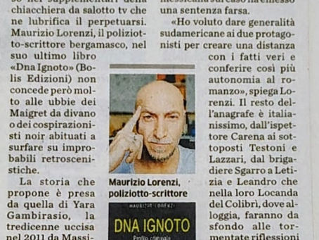Articolo - DNA Ignoto di Maurizio Lorenzi