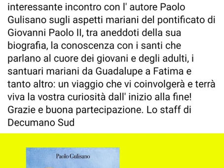  Presentazione - 20 giugno - Il Papa di Maria Giovanni Paolo II