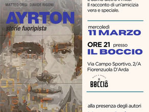 Presentazione - 11 marzo - Ayrton: storie fuori pista