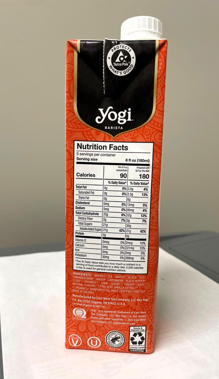 Thumbnail: Yogi Barrista Teas