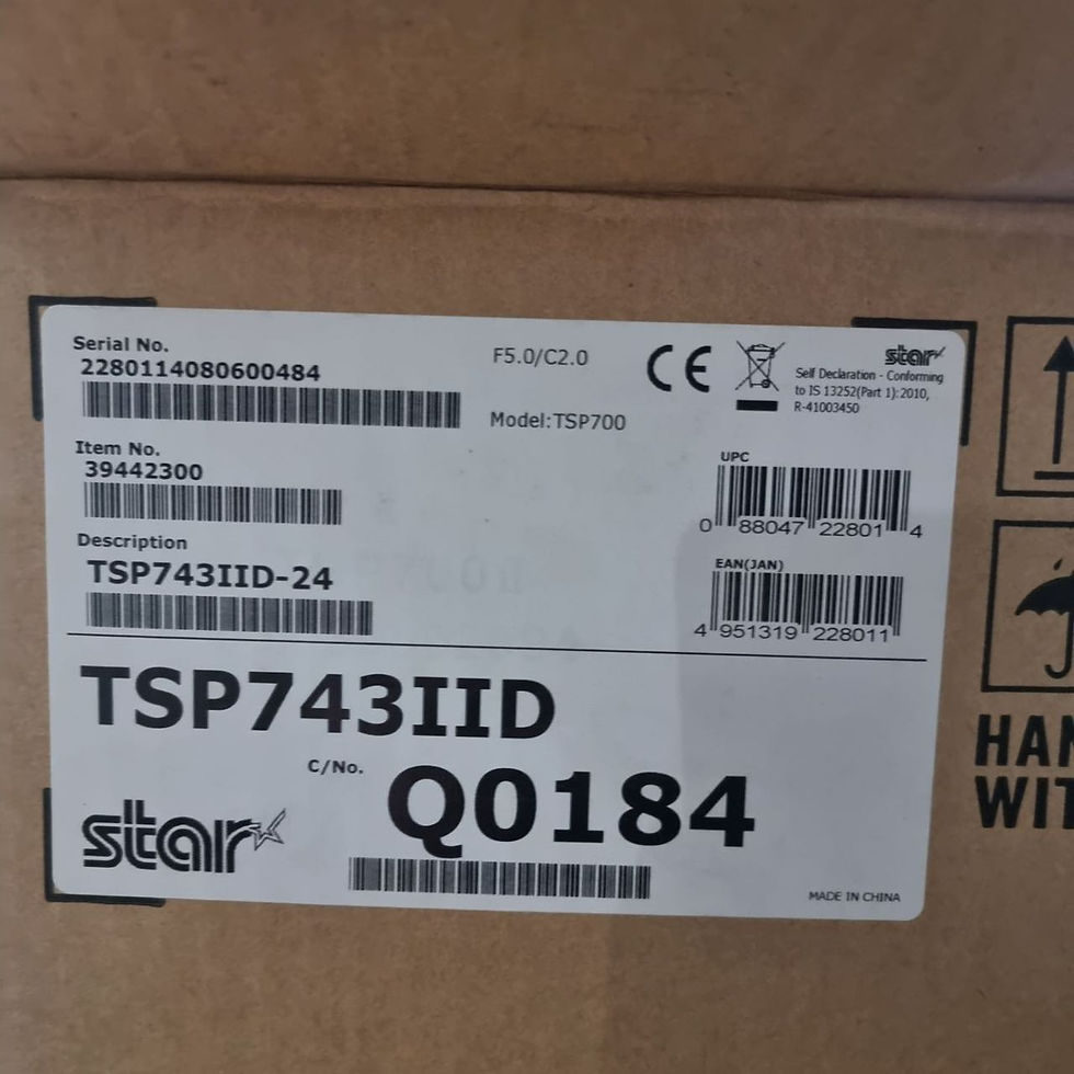 Thumbnail: MPN: STAR TSP700II POS Label Printer.