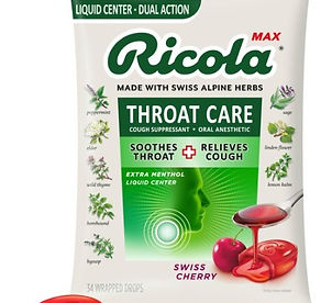 Ricola MAX Throat Care Swiss Cherry