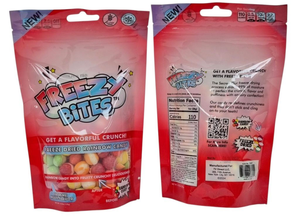 Freezy Bites Rainbow Candy