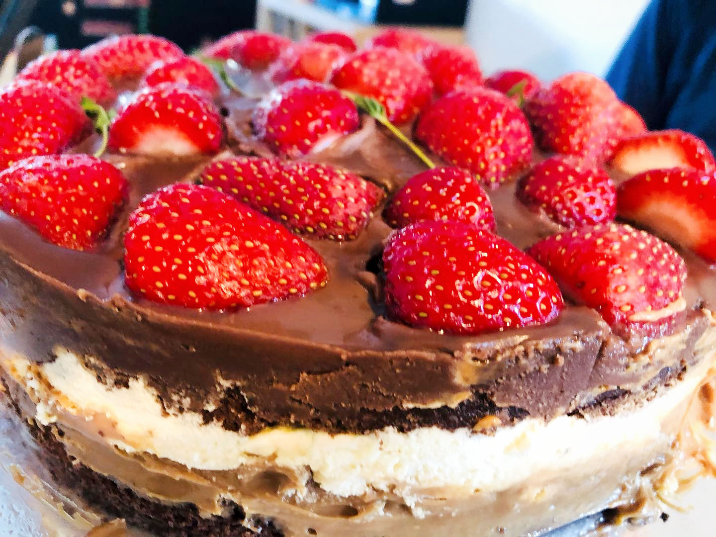 Keto Chocolate & Caramel Cake