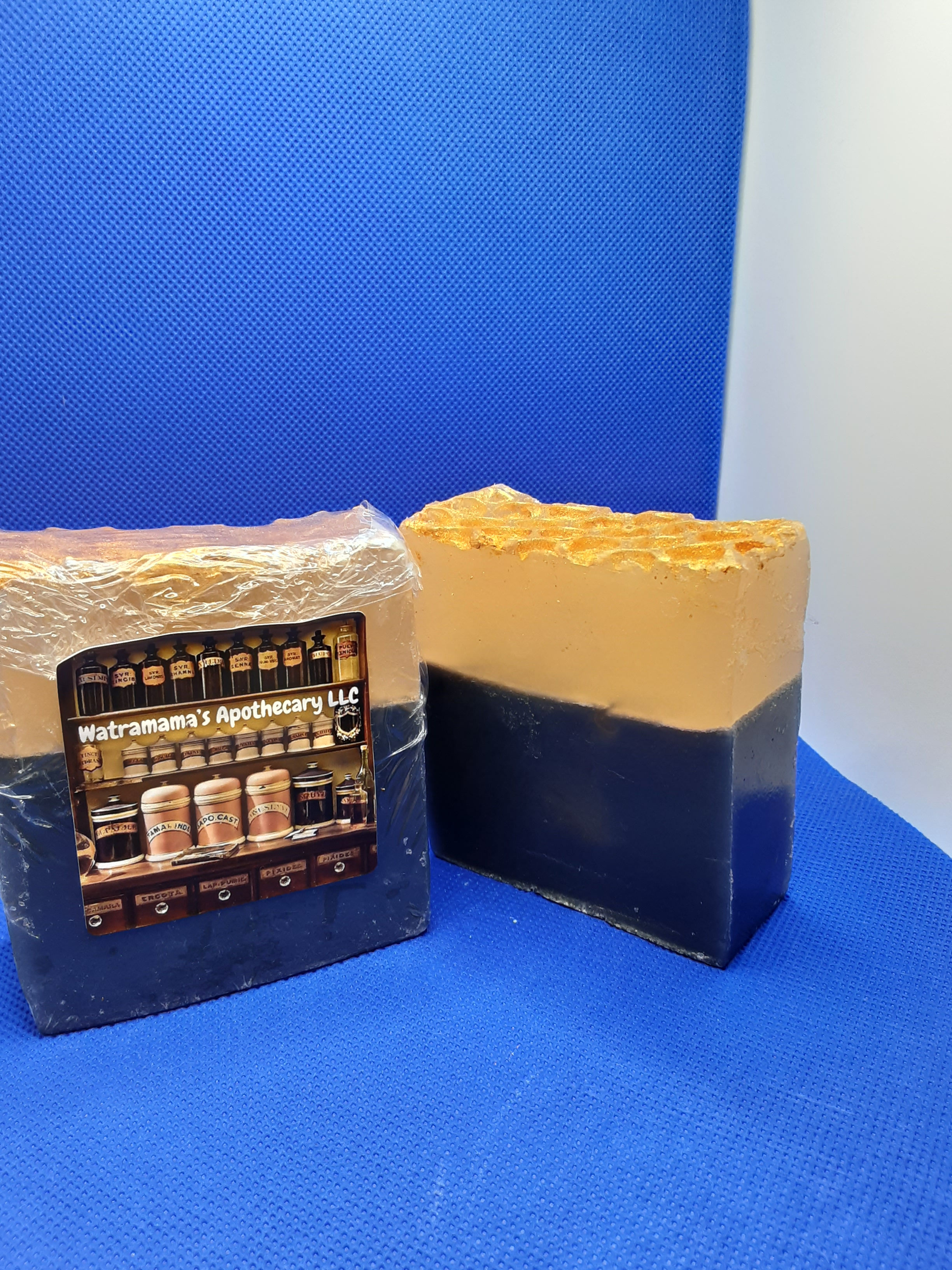 Honey and charcoal soap