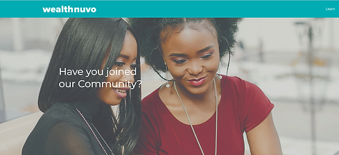 wealthnuvo - Community Platform by Brand