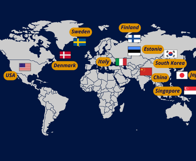 Tech Website in Neon Green Dark Green Black and White Style.png