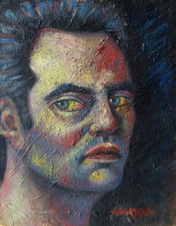 tempera, karton/tempera on cardboard