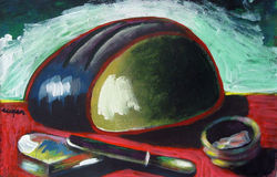 tempera, karton/tempera on cardboard