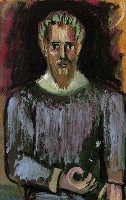 tempera, karton/tempera on cardboard