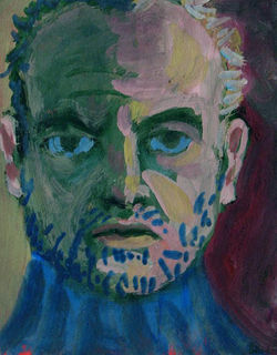 tempera, karton/tempera on cardboard