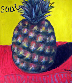 tempera, karton/tempera on cardboard