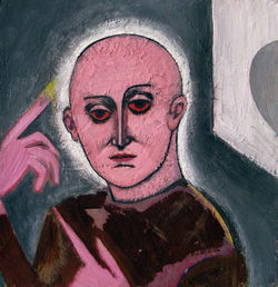 tempera, karton/tempera on cardboard