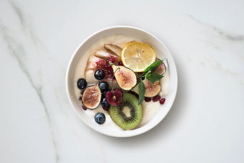 Yogur de fruta sana