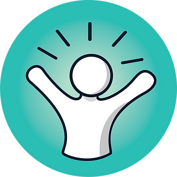 Happiness person icon